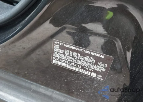 2018 BMW X3 xDrive30I from USA, damaged, VIN 5UXTR9C59JLC73115